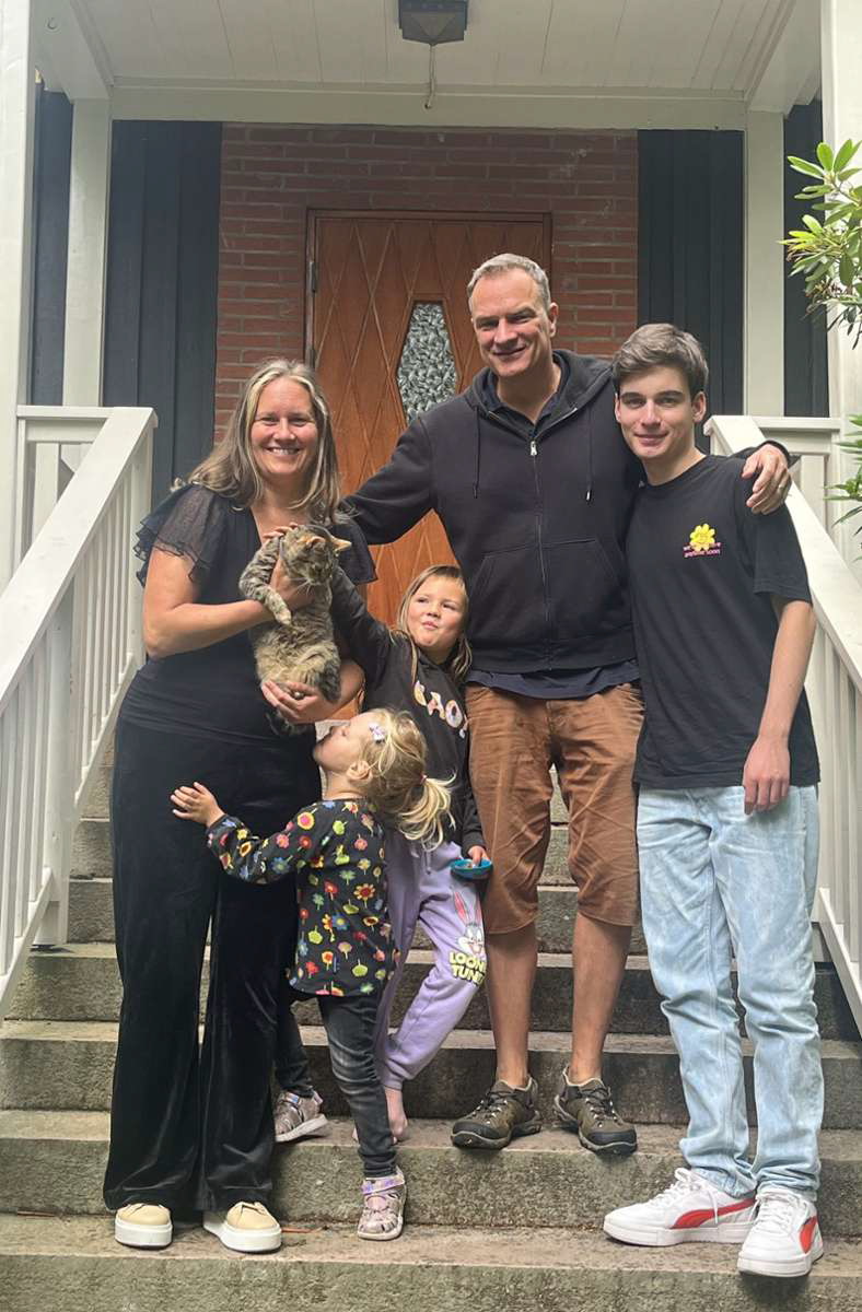 Martin Huber mit Familie & Neffe